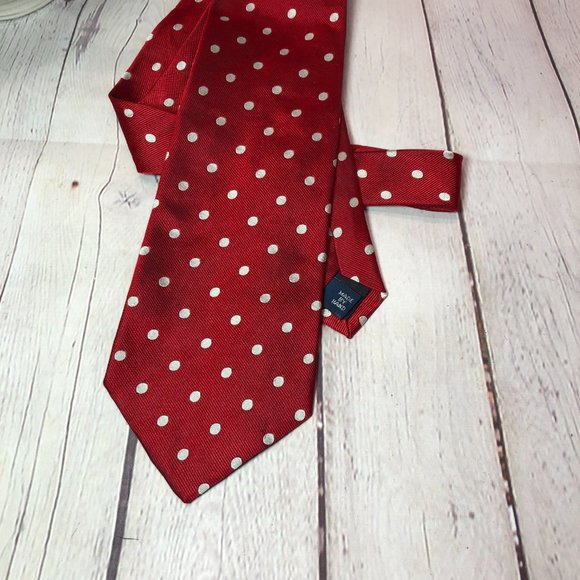 🛍🛍SOLD polo ralph lauren deep red neck tie - Picture 2 of 7